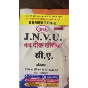 BA SEMESTER-2 BHARAT KA  ITIHAS- (550-1200) One week series -JNVU JODHPUR