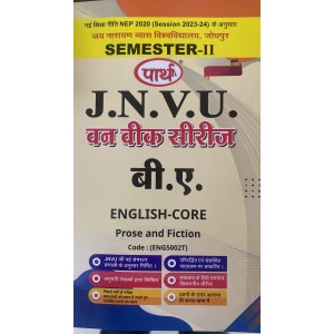 BA SEMESTER-2 ENGLISH-PROSE & FICTION (Q-ANSWER) One week series -JNVU JODHPUR