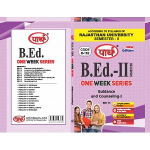 BED-15 SEMESTER-2 GUIDANCE AND COUNSELING-1 - RAJASTHAN UNIVERSITY-ENGLISH MEDIUM