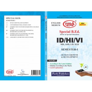 SPECIAL B.ED- SEMESTER-1 HUMAN GROWTH & DEVELOPMENT (ENGLISH MEDIUM)