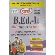 BED-04 SEMESTER-1 INDIAN KNOWLEDGE AND TRADITIONAL SYSTEM RAJASTHAN UNIVERSITY-ENGLISH MEDIUM