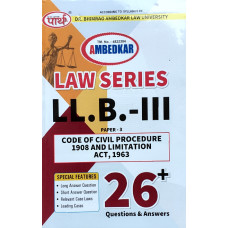 PAPER 3.3. CODE OF CIVIL PROCEDURE, 1908 AND LIMITATION ACT, 1963 (QUESTION-ANSWER SERIES)