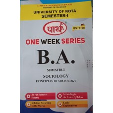 BA -SEMESTER-1 Sociology - PRINCIPLES OF SOCIOLOGY  (Q&A) One Week Series - Kota University	