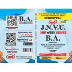 BA SEMESTER-I Public Administration - Introduction to Public Administration -One week series -JNVU JODHPUR