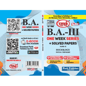 BA -PART-3 Sociology -Social Thinkers (Q&A) One Week Series - JNVU University	