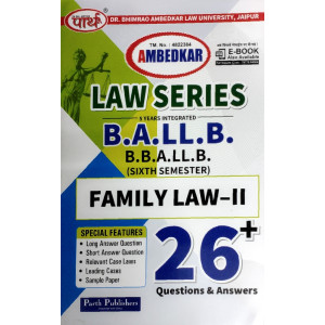 PAPER 6.3 FAMILY LAW–II (AMBEDKAR UNIVERSITY)  