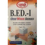 BASIC IN EDUCATION & COMMUNICATION PAPER-IV