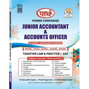 Junior Accountant-Electricity Department-Taxation Laws & Practice (GST)