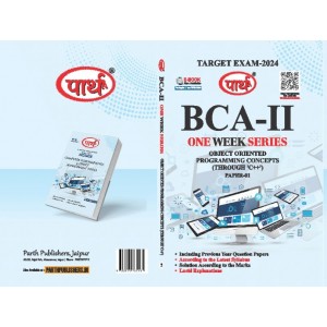 BCA-2ND YEAR OBJECT ORIENTED PROGRAMMING CONCEPTS (THROUGH C++) (One week series)