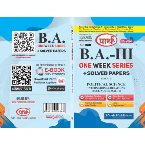 BA-PART-3 Political Science - International Relations Since World War - II and Indian Foreign Policy Paper - II (Q&A) One Week Series--Rajasthan University
