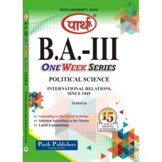 BA-PART-3 Political Science -International Relations Since 1945 Paper - II (Q & A) One week series - Kota University