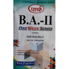 BA -PART-2 Sociology - Social Thinkers  (Q&A) One Week Series - Kota University	