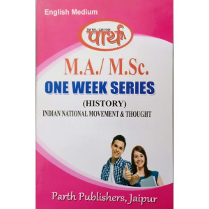 MA HISTORY - Indian National Movement and thought (Q & A) One week series (ENGLISH MEDIUM) 
