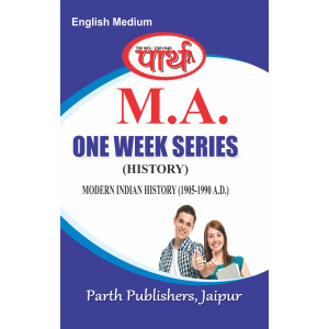MA HISTORY -  Modern Indian History (1905 -  1990 A.D.) (Q & A) One week series (ENGLISH MEDIUM) 