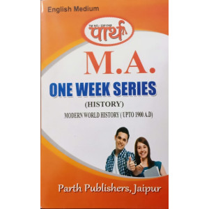 MA HISTORY -Main Current Of Modern World History Up To 1900 A.D.  (Q & A) One week series (ENGLISH MEDIUM) 
