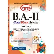 BA-PART-2 History - Survey of Rajasthan History (From Earliest Times to 1949 AD) (Q&A) One Week Series- MDS University