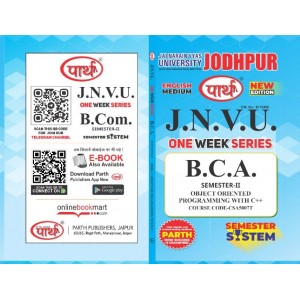 BCA-2ND SEMESTER -OBJECT ORIENTED PROGRAMMING WITH C++  (One week series)